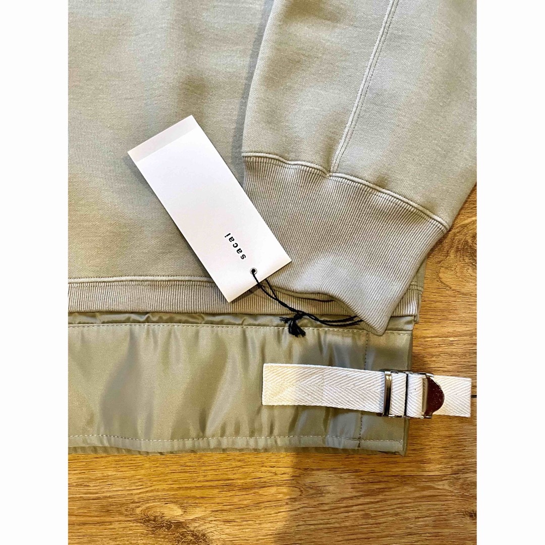 定価8万 sacai 2023SS ナイロンドッキングスポンジスウェット4サカイ