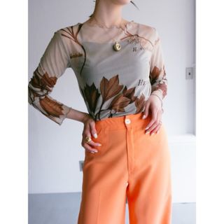 マルテ(Marte)の新品 sahara Sheer Top(カットソー(長袖/七分))