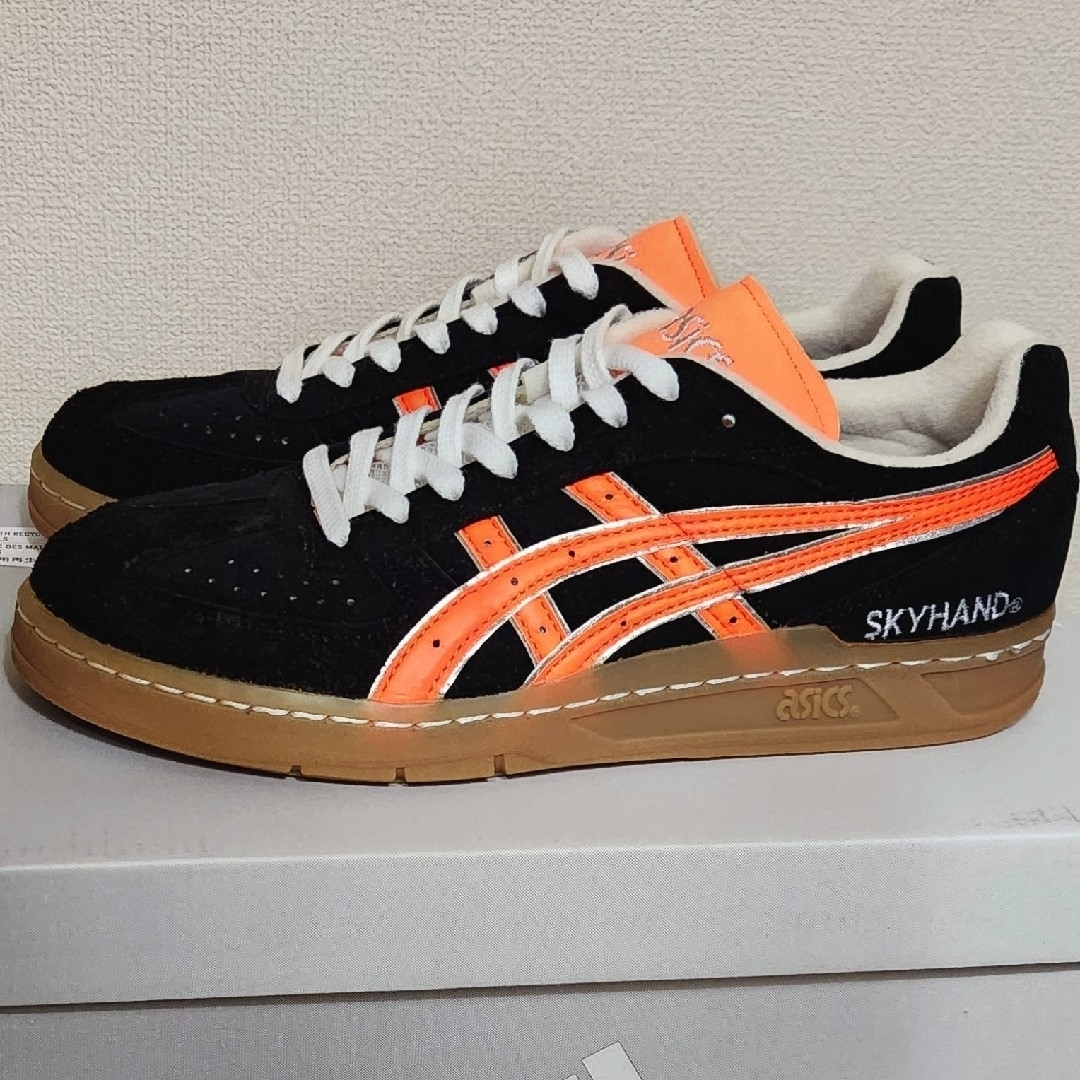 asics(アシックス)のアシックス スカイバンド ハンドボールシューズ 25.5cm オーダー品 黒×橙 スポーツ/アウトドアのスポーツ/アウトドア その他(その他)の商品写真