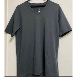 新品未使用　タグ付き　グレー　大きいサイズ　ビッグシルエット　Tシャツ　薄手(Tシャツ/カットソー(半袖/袖なし))