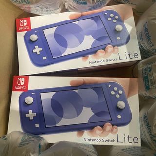 ニンテンドースイッチ(Nintendo Switch)の任天堂Switch lite ブルー　セット　新品未使用品(携帯用ゲーム機本体)