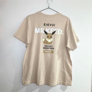 ミルクフェド(MILKFED.)のミルクフェド　ポケモン　イーブイ　Tシャツ(Tシャツ(半袖/袖なし))