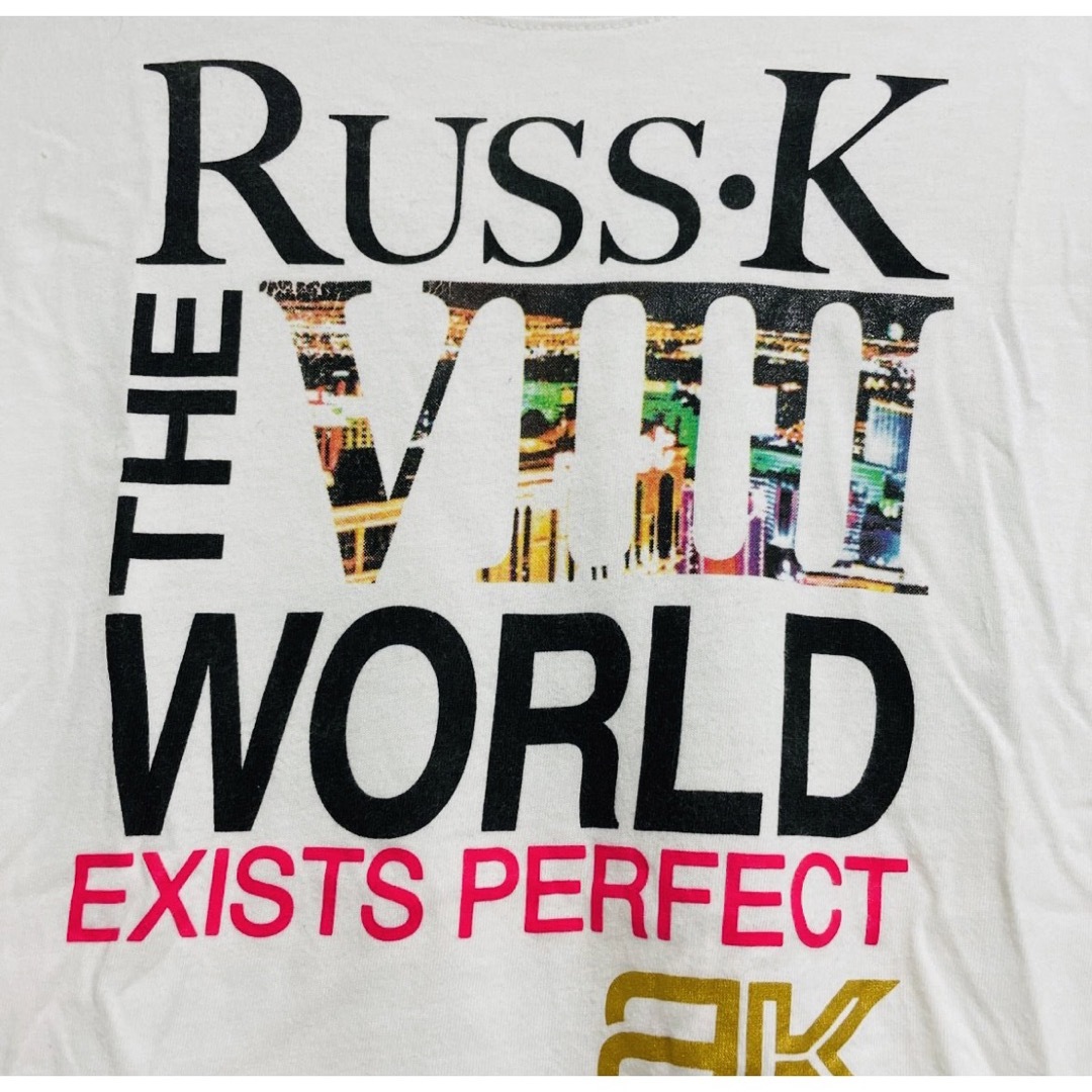RUSS・K(ラスケー)の極美品　ロゴ　ロゴTシャツ　RUSS・K ラスケー　オシャレロゴ　夏服 メンズのトップス(Tシャツ/カットソー(半袖/袖なし))の商品写真