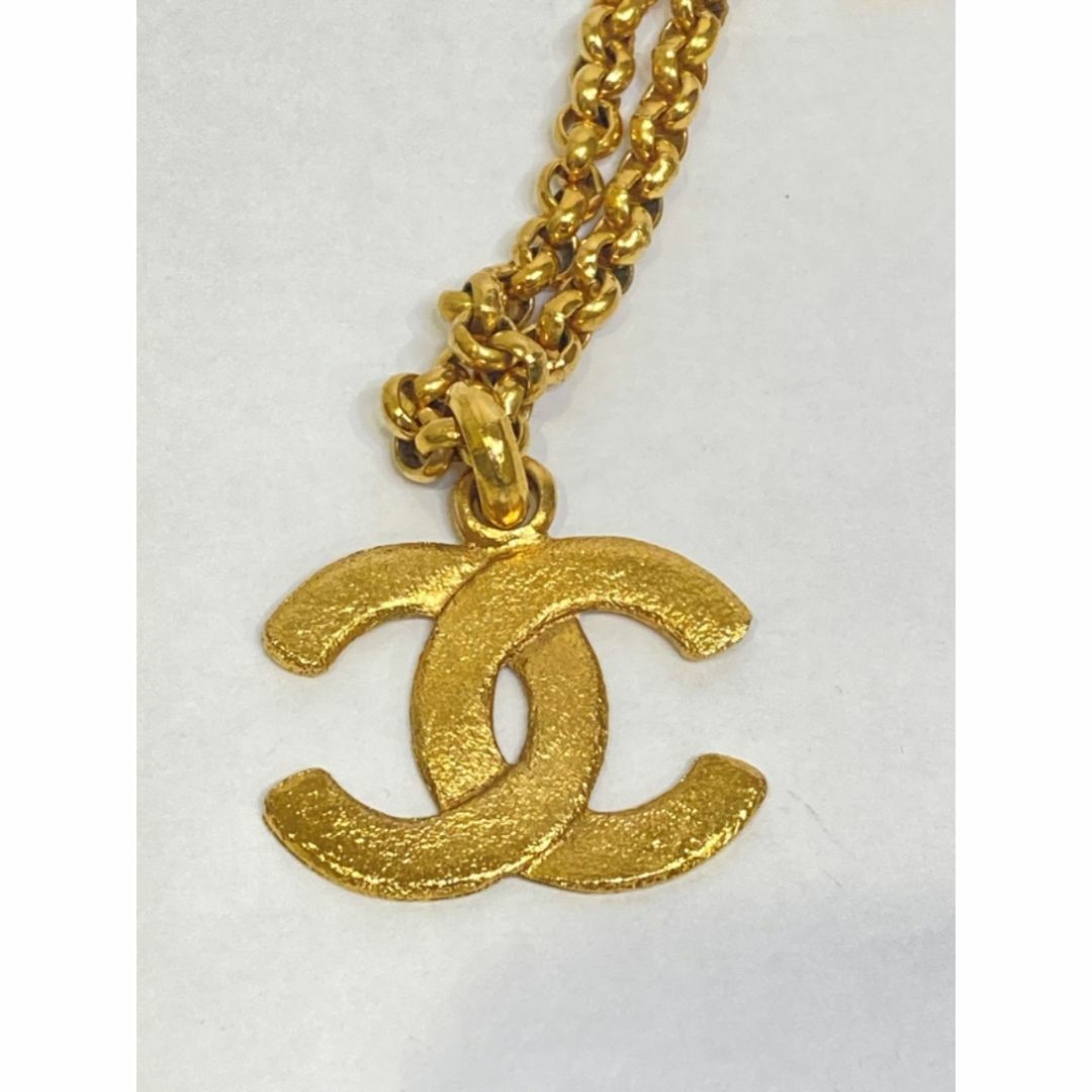 良品 シャネル CHANEL ココマーク ネックレス ヴィンテージ ゴールド