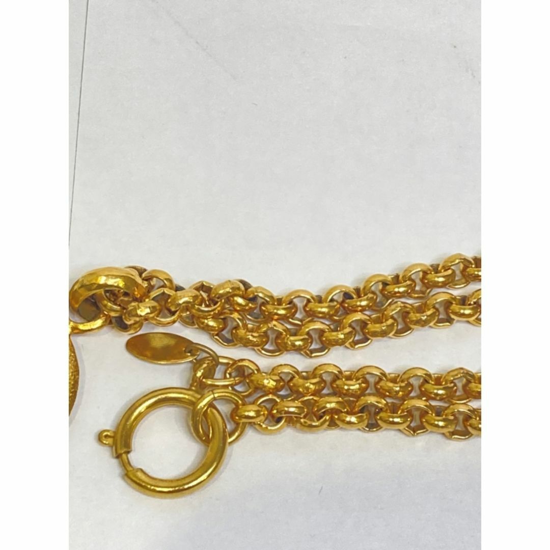 良品 シャネル CHANEL ココマーク ネックレス ヴィンテージ ゴールド