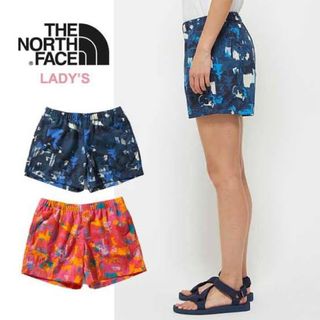 ザノースフェイス(THE NORTH FACE)の【新品未使用】ノースフェイス　撥水加工　ショートパンツ　レディス L  ピンク(ショートパンツ)