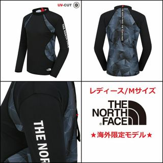 ザノースフェイス(THE NORTH FACE)の値下げ❗ ノースフェイス ラッシュガード レディース 速乾 M K365A(Tシャツ(長袖/七分))