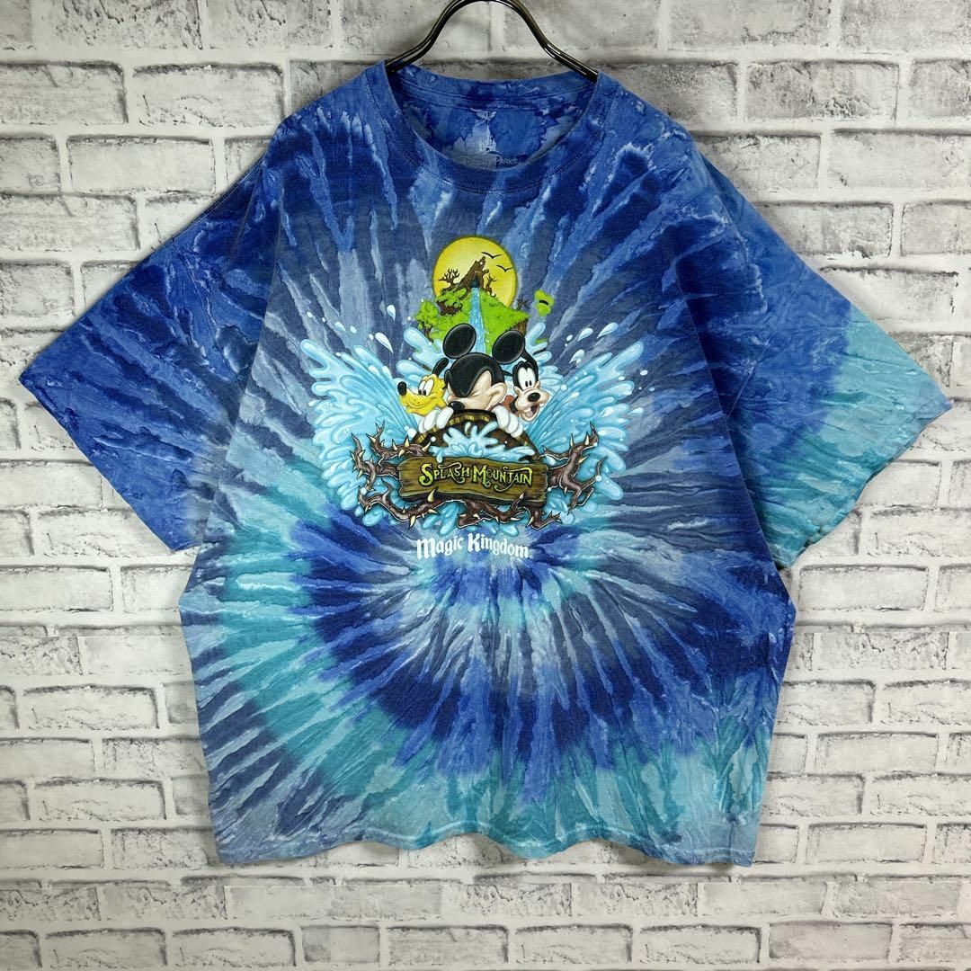 90s ディズニー インディージョーンズオフィシャル タイダイTシャツ