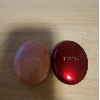 TIRTIR  ミニクッションファンデーション　ピンク　レッド(ファンデーション)