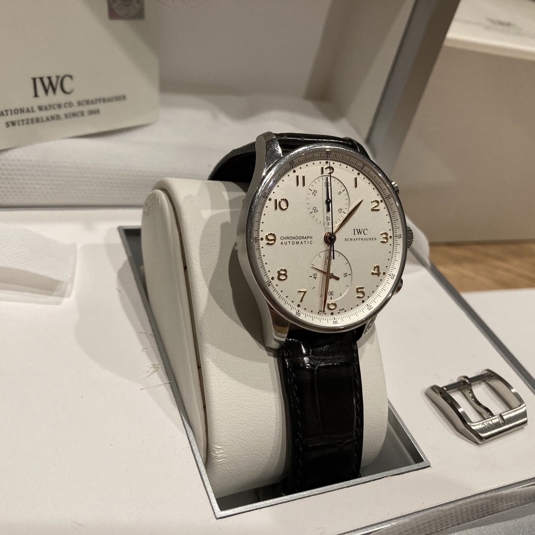 IWC(インターナショナルウォッチカンパニー)のIWC 腕時計 IW371401 ポルトギーゼ クロノグラフ メンズの時計(腕時計(アナログ))の商品写真