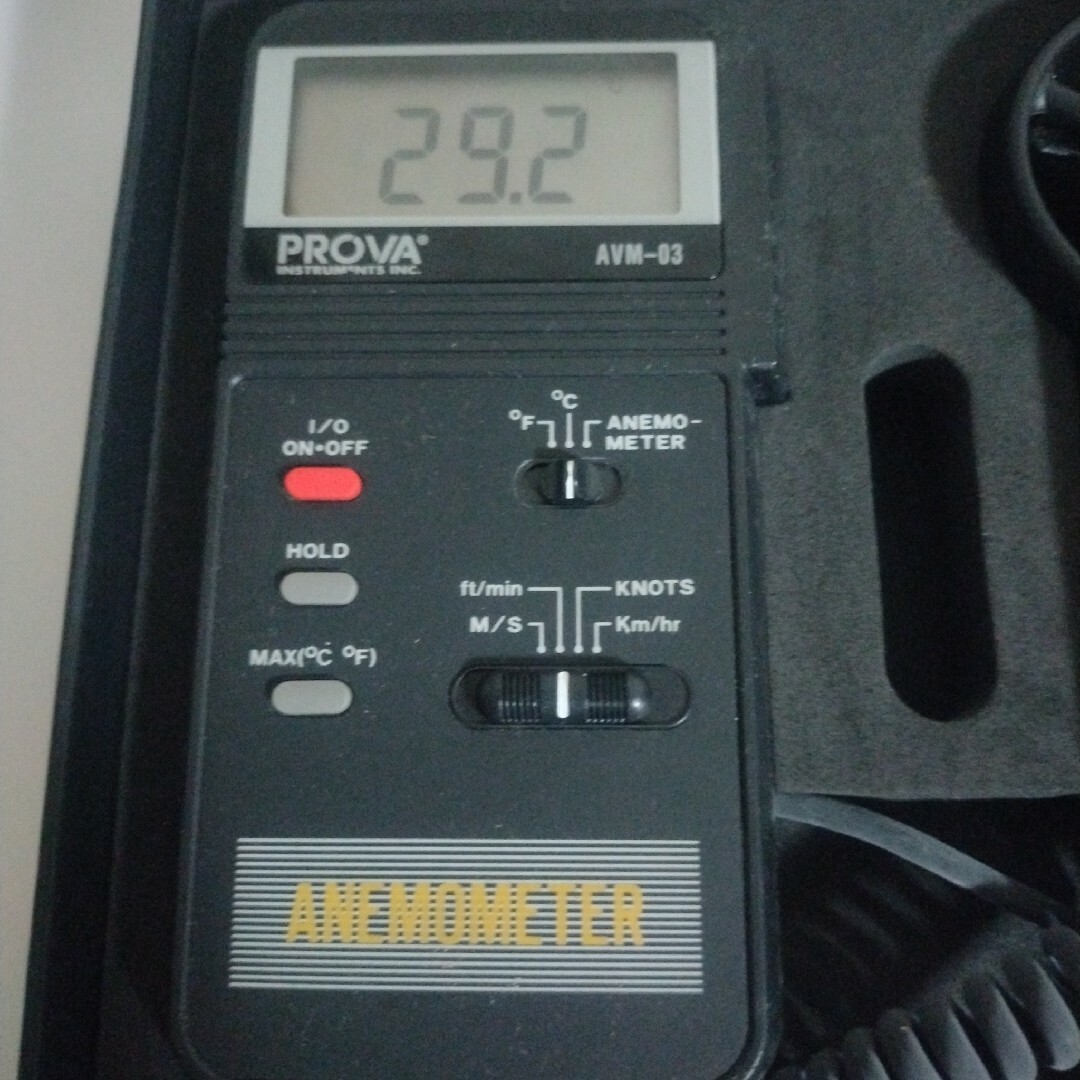 美品  provo  anemmeter  AVM-03 風量、風力測定器