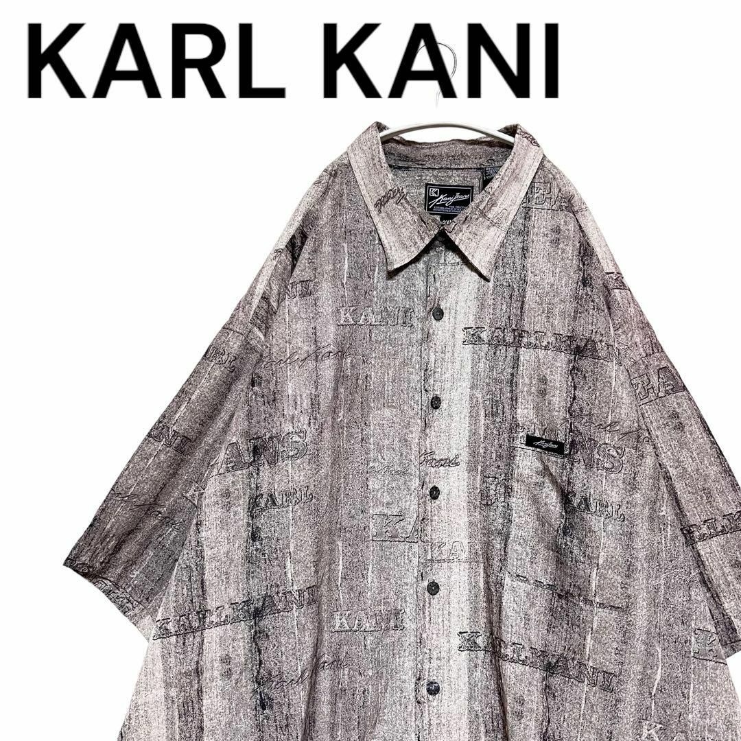 トップス美品 KARL KANI JEANS カールカナイジーンズ XL チェックシャツ