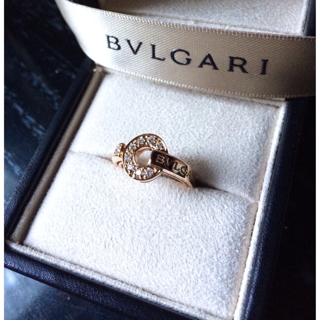 BVLGARI(ブルガリ)のBVLGARI ピンクゴールド ダイヤリング ブルガリブルガリ 指輪 ブルガリ レディースのアクセサリー(リング(指輪))の商品写真