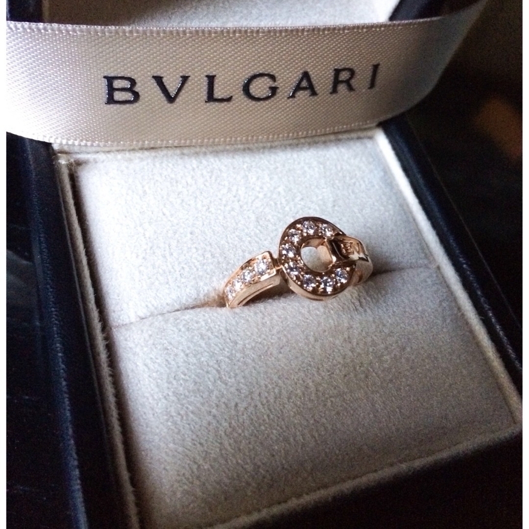 BVLGARI(ブルガリ)のBVLGARI ピンクゴールド ダイヤリング ブルガリブルガリ 指輪 ブルガリ レディースのアクセサリー(リング(指輪))の商品写真