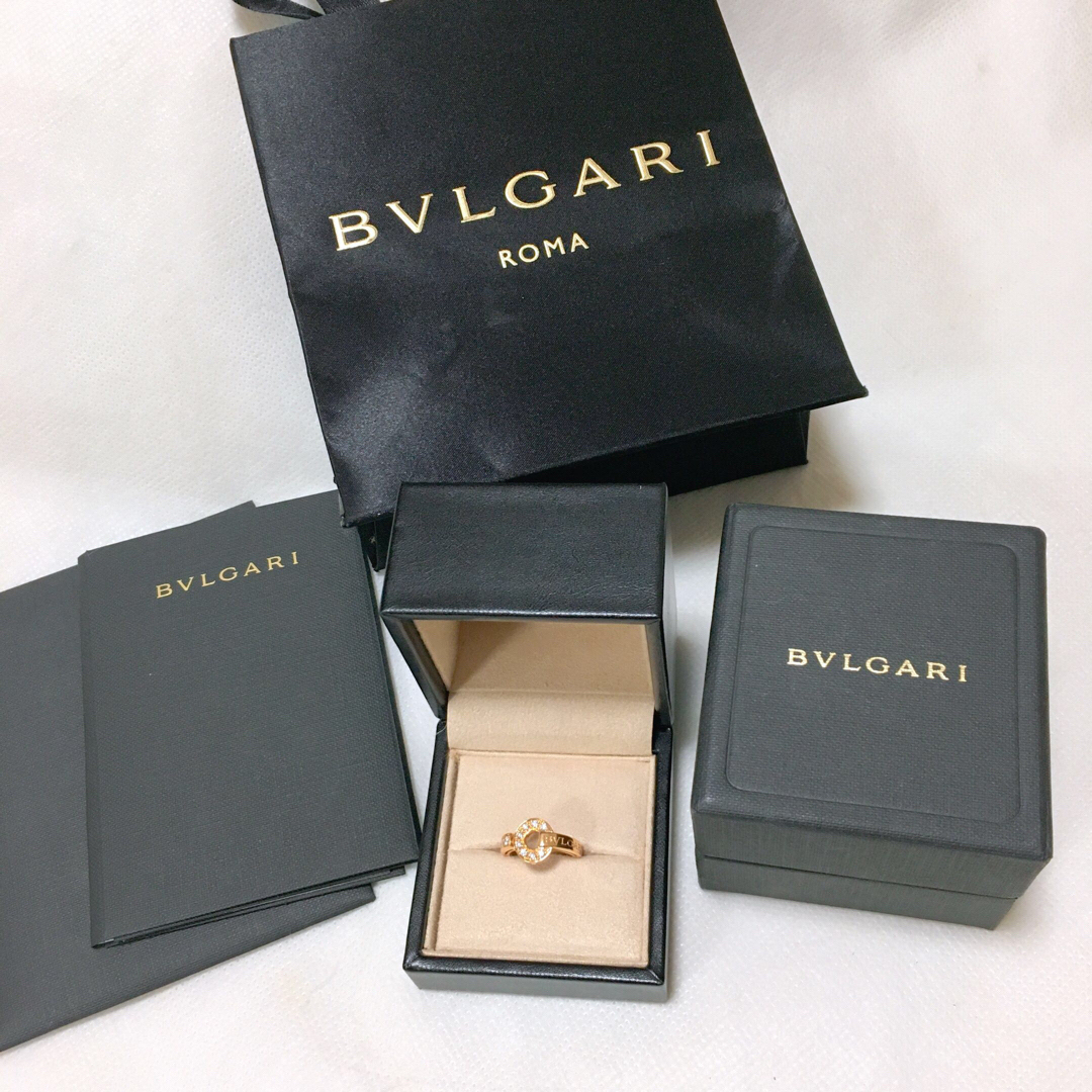 BVLGARI(ブルガリ)のBVLGARI ピンクゴールド ダイヤリング ブルガリブルガリ 指輪 ブルガリ レディースのアクセサリー(リング(指輪))の商品写真