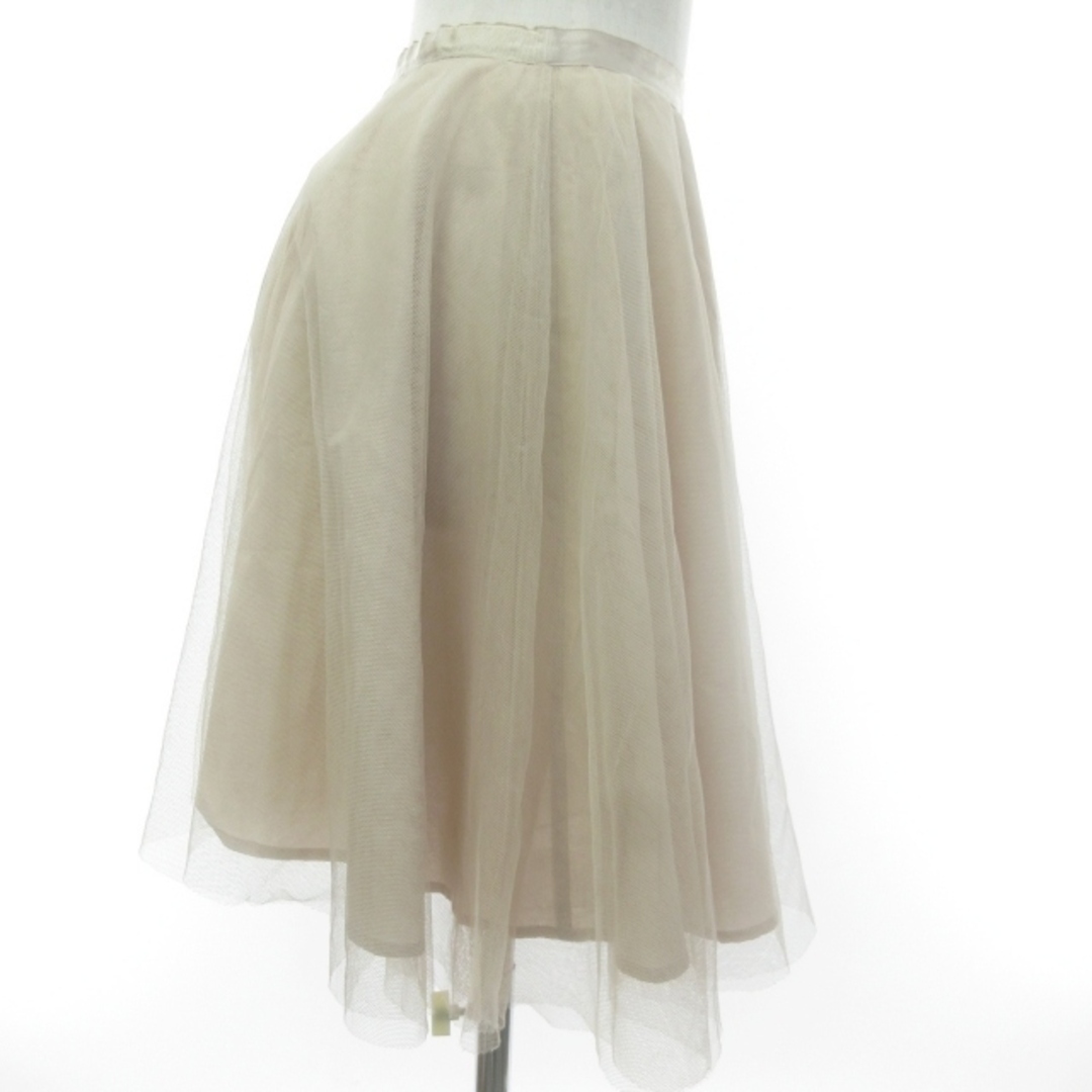 Chloe(クロエ)のクロエ チュールスカート レイヤード ひざ丈 薄ピンク XL IBO40 レディースのスカート(その他)の商品写真