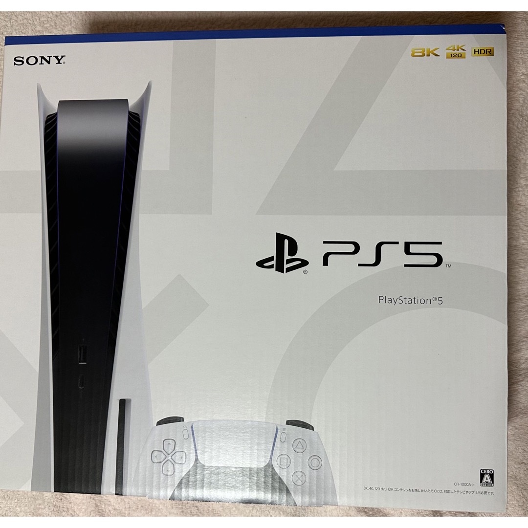 SONY(ソニー)の新品未使用 SONY PlayStation5  CFI-1000A01 初期型 エンタメ/ホビーのゲームソフト/ゲーム機本体(家庭用ゲーム機本体)の商品写真