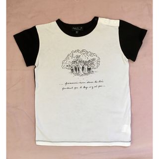 アニエスベー(agnes b.)の新品未使用 アニエスベー 半袖 Tシャツ12ans 140 150 オオカミ(Tシャツ/カットソー)