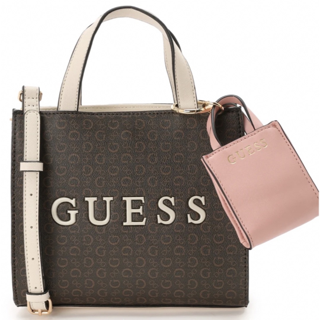 ゲス、GUESS、ショルダーバッグ、チェーン、ツーウェイ、未使用、ハンドバッグ