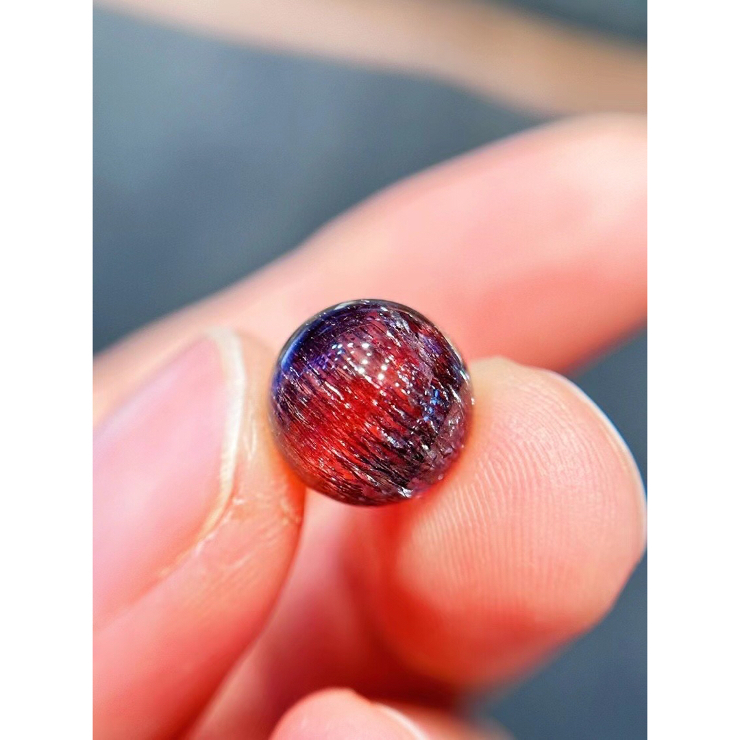 ⭐︎【高級】フラワー パープルルチル スーパーセブン 丸玉 10mm-