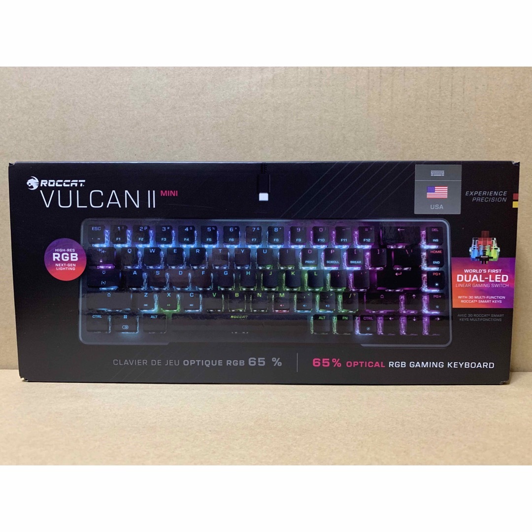 【新品】ROCCAT Vulcan II Mini US 英語配列 有線ブラック