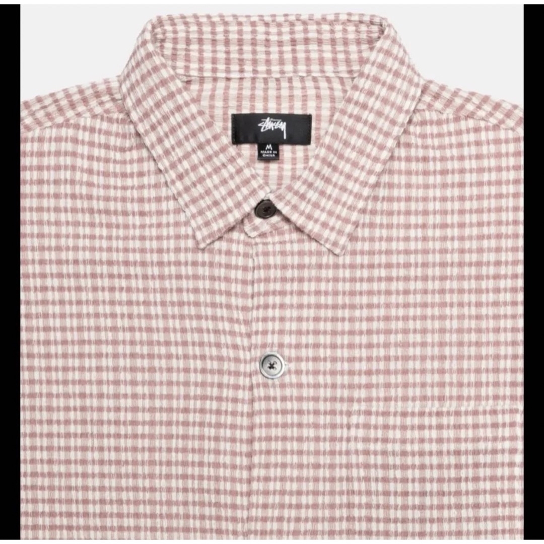 STUSSY - stussy 23ss WRINKLY GINGHAM SS SHIRTの通販 by tohji STUSSY - stussy 23ss WRINKLY GINGHAM SS SHIRTの通販 by tohji