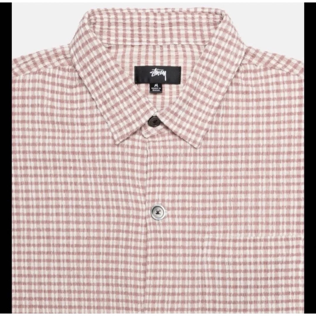 STUSSY(ステューシー)のstussy 23ss WRINKLY GINGHAM SS SHIRT メンズのトップス(シャツ)の商品写真