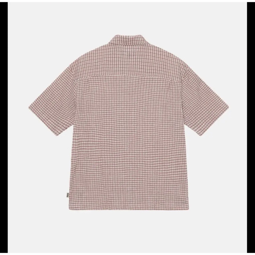 最安値　stussy 23ss WRINKLY GINGHAM SS SHIRT