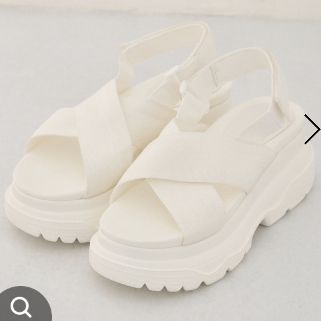 AZUL by moussy(アズールバイマウジー)のAZUL by moussy CROSS BELT SPORTS SANDALS レディースの靴/シューズ(サンダル)の商品写真