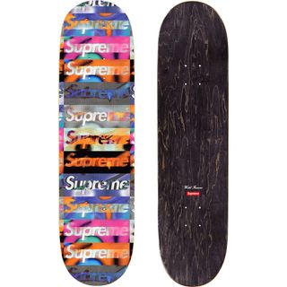 シュプリーム(Supreme)のSupreme Distorted Logo Skateboard Black(スケートボード)