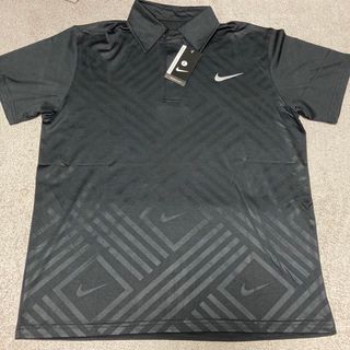 ナイキ(NIKE)の新品　NIKE ナイキ　Lサイズ　ドライポロシャツ　ブラック(ポロシャツ)