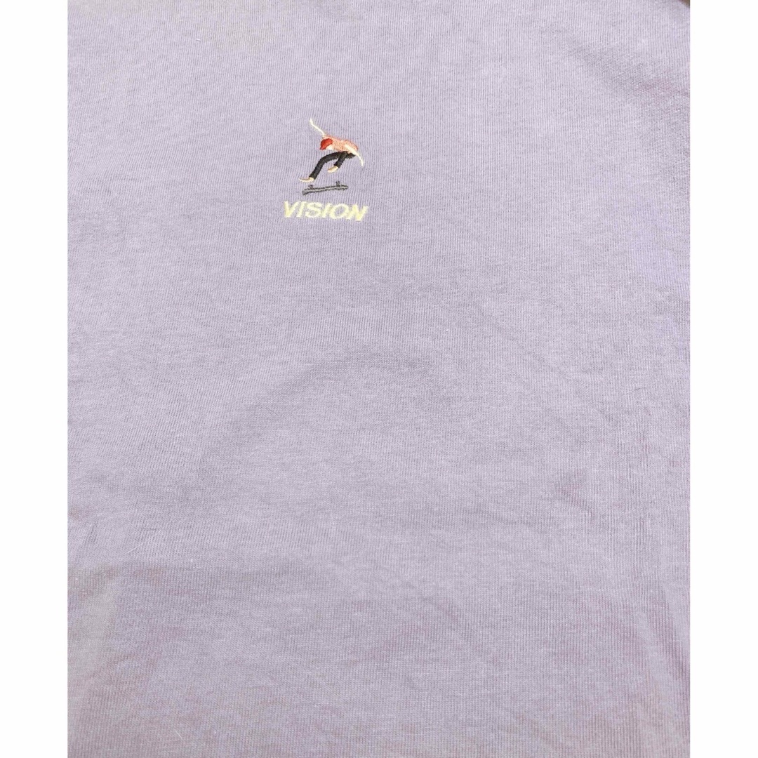 VISION STREET WEAR(ヴィジョン ストリート ウェア)のVISION STREET WEAR グラフィックプリントTシャツ パープル メンズのトップス(Tシャツ/カットソー(半袖/袖なし))の商品写真