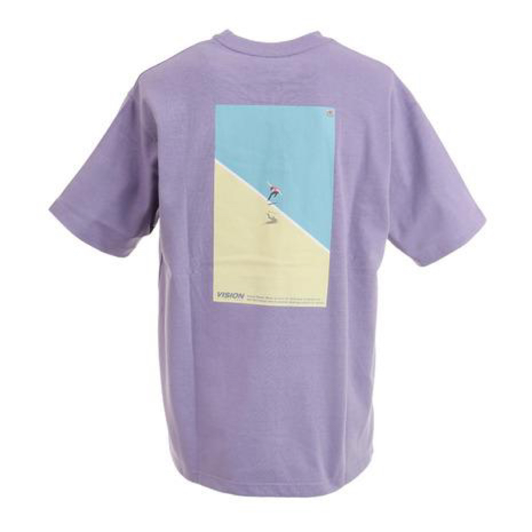 VISION STREET WEAR(ヴィジョン ストリート ウェア)のVISION STREET WEAR グラフィックプリントTシャツ パープル メンズのトップス(Tシャツ/カットソー(半袖/袖なし))の商品写真