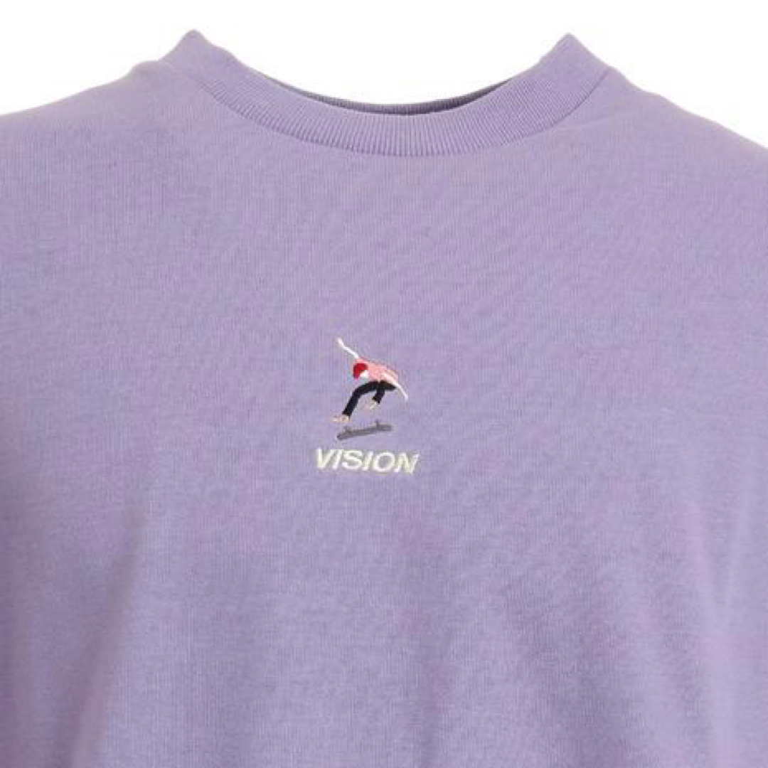 VISION STREET WEAR(ヴィジョン ストリート ウェア)のVISION STREET WEAR グラフィックプリントTシャツ パープル メンズのトップス(Tシャツ/カットソー(半袖/袖なし))の商品写真