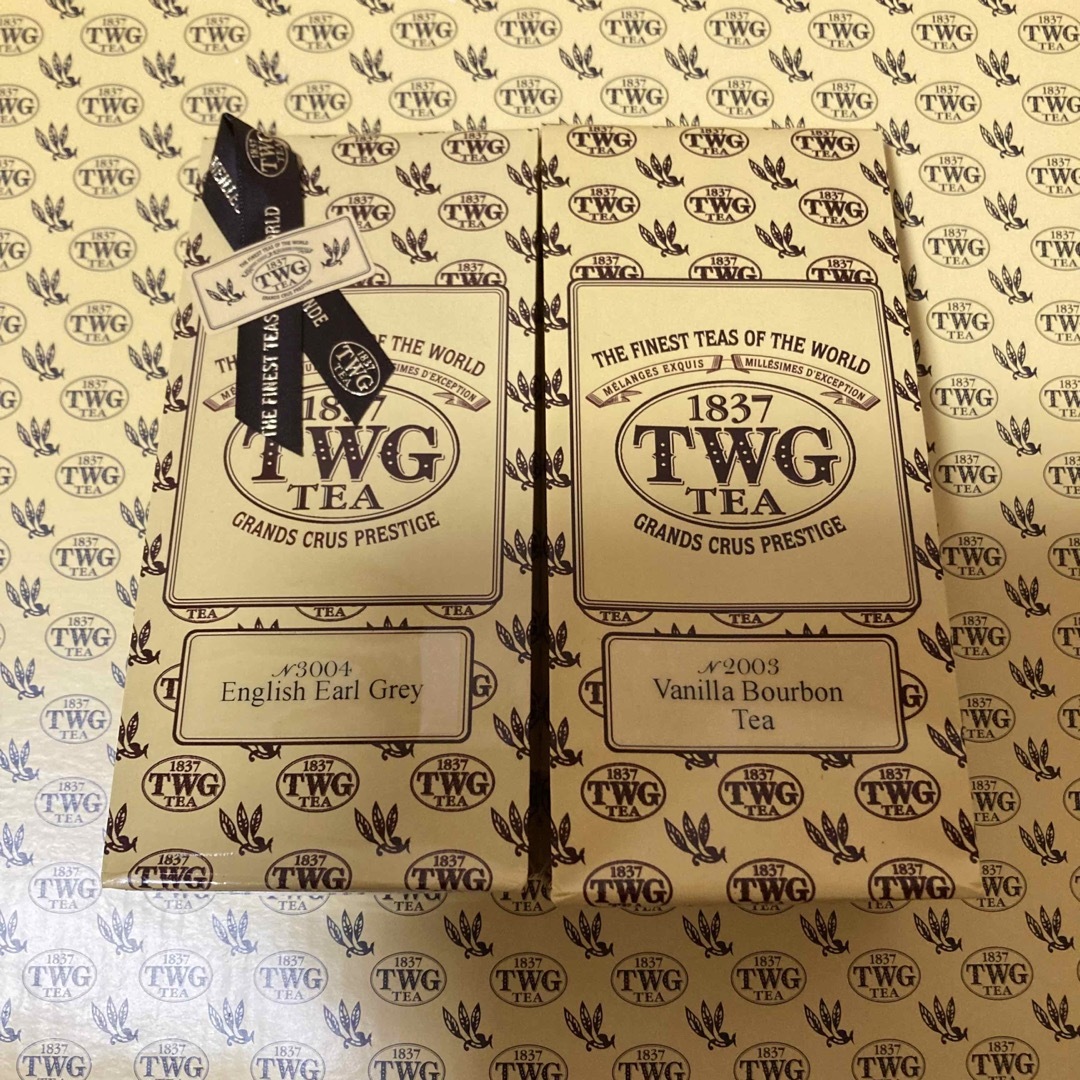 TWG【セット】イングリッシュアールグレイ＋バニラブルボンティー 食品/飲料/酒の飲料(茶)の商品写真