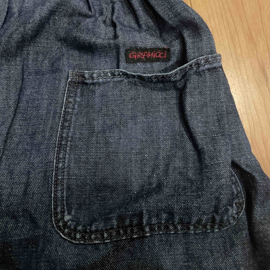 GRAMICCI(グラミチ)のGRAMICCI × DENIM&DUNGAREE デニムスカート　フリーサイズ レディースのスカート(ロングスカート)の商品写真