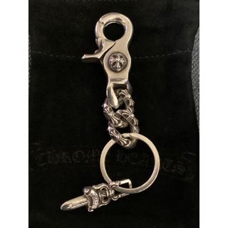 クロムハーツ(Chrome Hearts)のクロムハーツ　キーリングショート　エクストラファンシーチェーン　ダガー(キーホルダー)