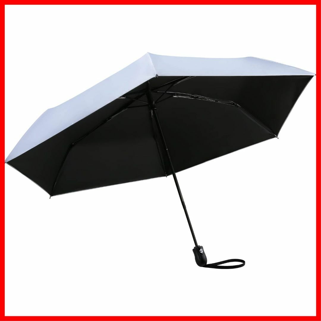 【色:ブルー-LS】日傘 折りたたみ傘 ワンタッチ uvカット100遮光 自動開