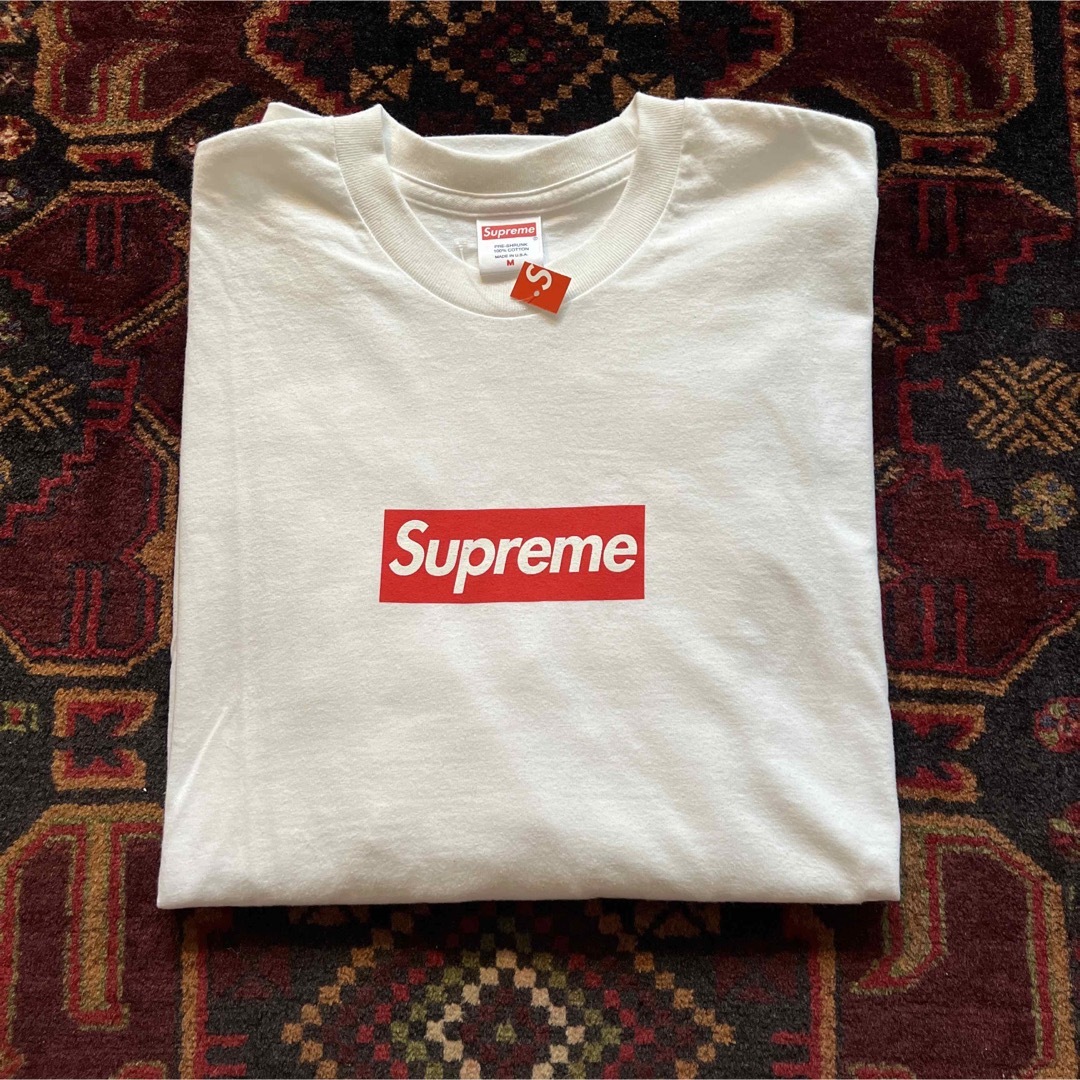 Supreme Box Logo L/S Tee white M