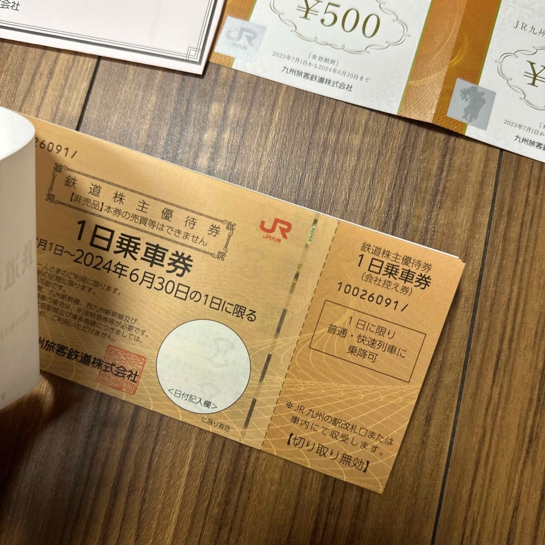 チケット九州旅客鉄道株式会社　株主優待　JR九州　jr九州