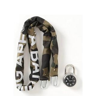 アベイシングエイプ(A BATHING APE)のA BATHING APE エイプ チェーン ロック　自転車チェーン　鍵(セキュリティ)