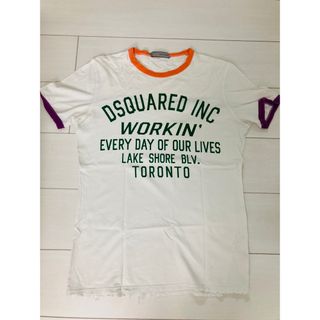 ディースクエアード(DSQUARED2)のDSQUARED2 ディースクエアード　ダメージ加工   Tシャツ　Sサイズ(Tシャツ/カットソー(半袖/袖なし))