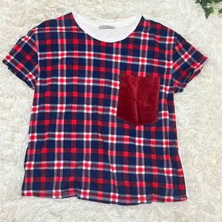 ザラ(ZARA)のZARA TRAFALUC チェック Tシャツ【S】(Tシャツ(半袖/袖なし))