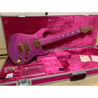 イーエスピー(ESP)のESP SNAPPER-7 Pink Monster 大村孝佳デビュー15周年 (エレキギター)