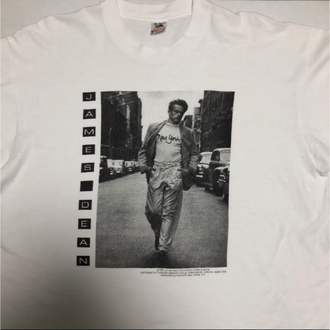 90s ジェームスディーン James Dean プリントTシャツ ビンテージ-