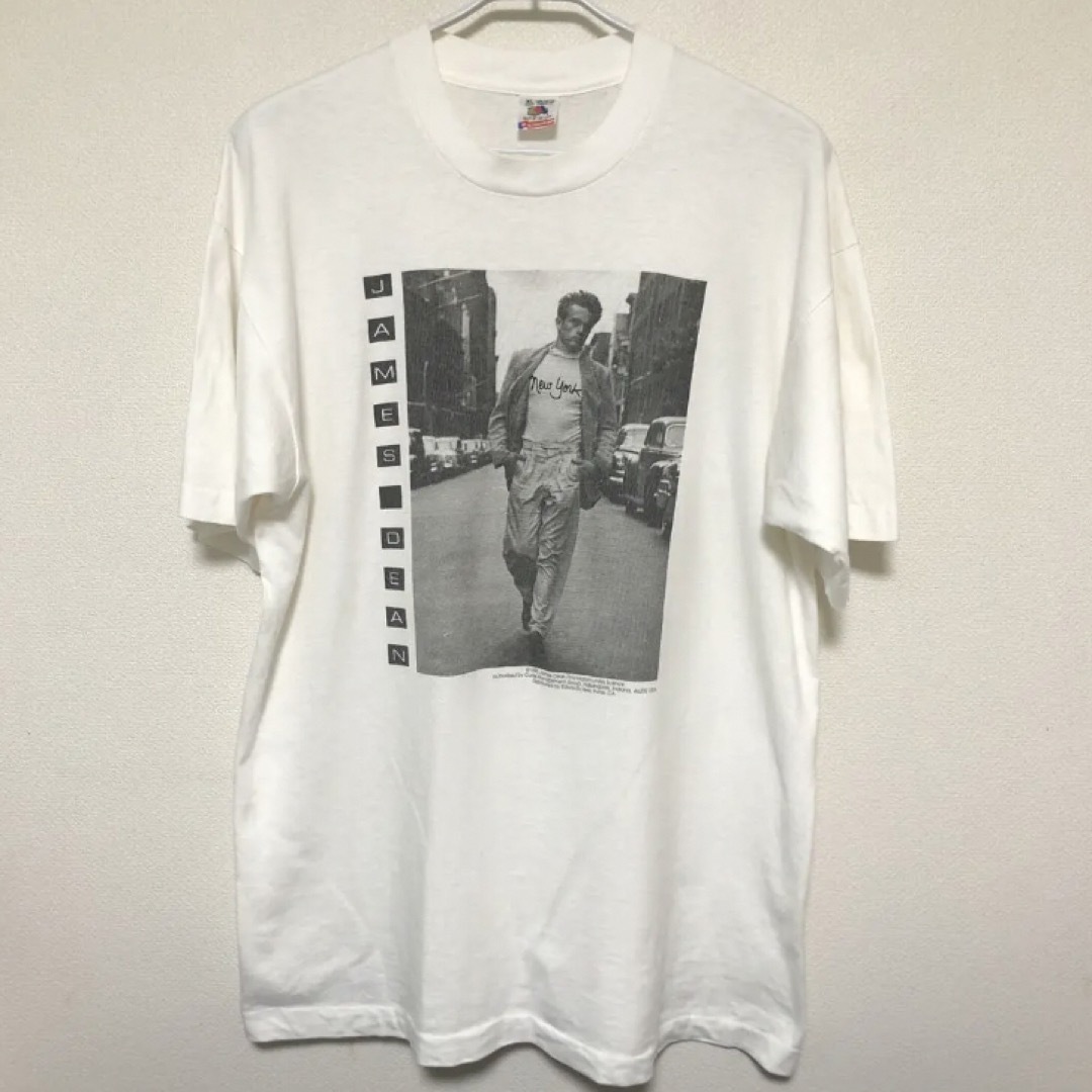 90s ジェームスディーン James Dean プリントTシャツ ビンテージ-