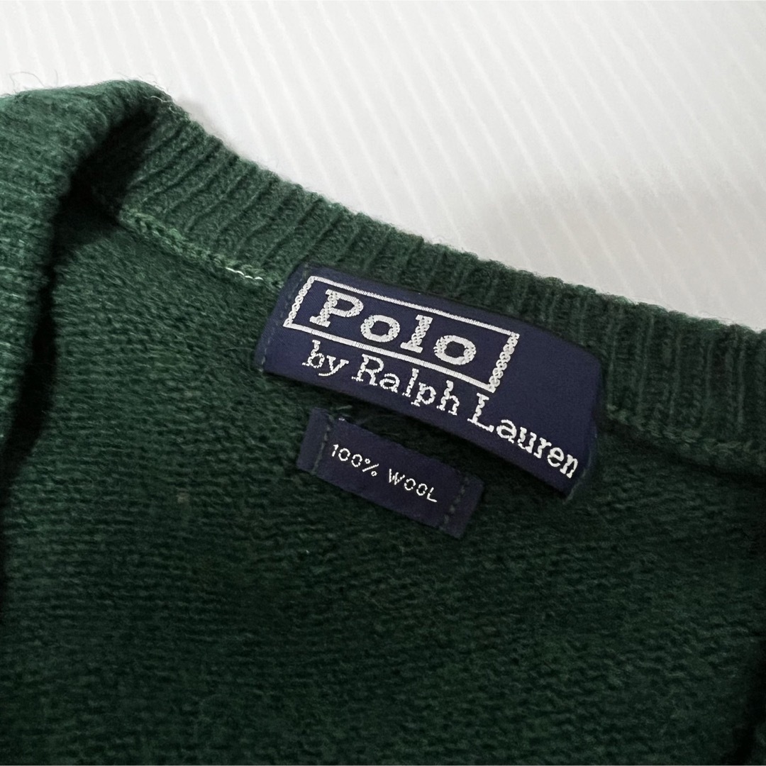 POLO RALPH LAUREN(ポロラルフローレン)のPolo RALPH LAUREN ラルフローレン ウール Vネックニット メンズのトップス(ニット/セーター)の商品写真