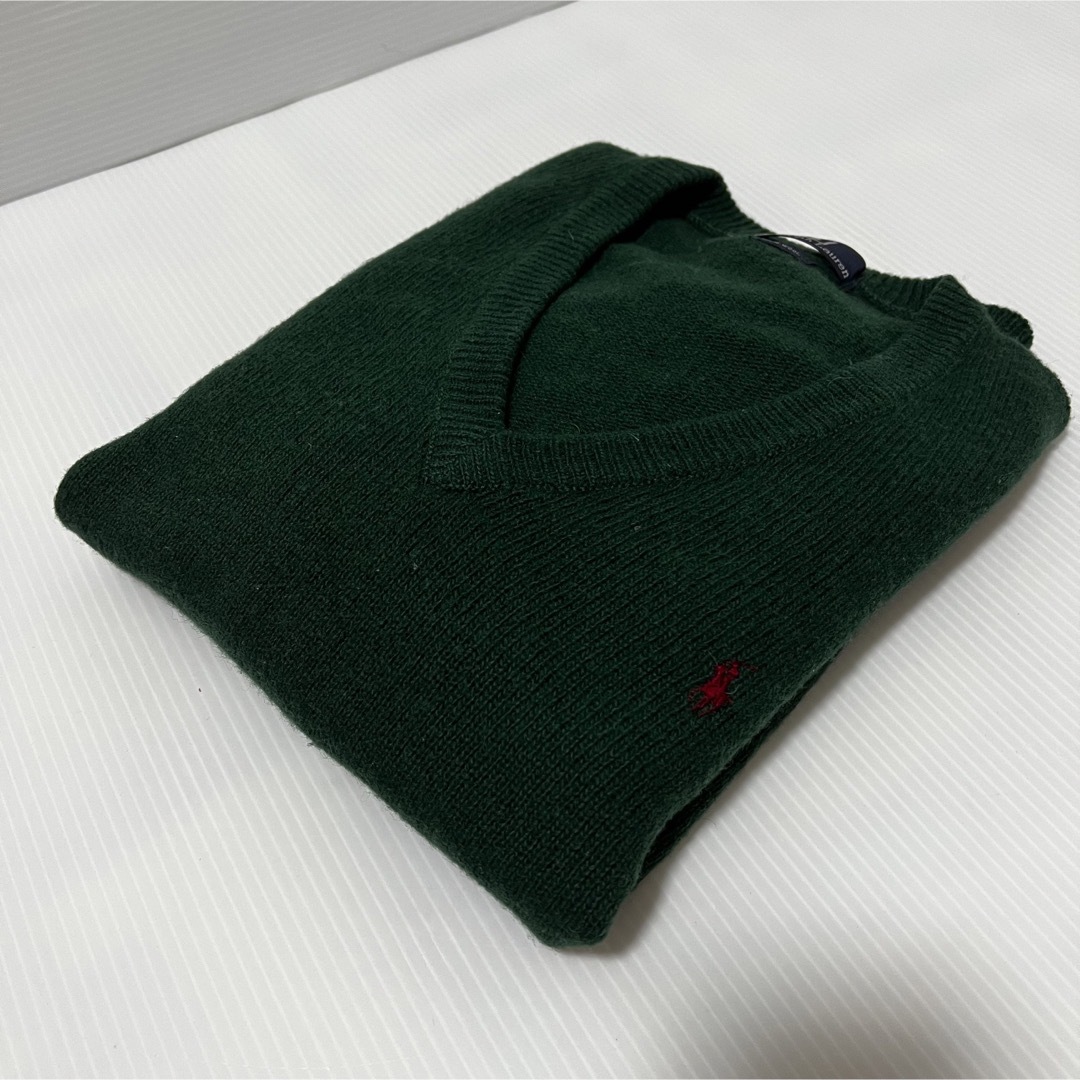 POLO RALPH LAUREN(ポロラルフローレン)のPolo RALPH LAUREN ラルフローレン ウール Vネックニット メンズのトップス(ニット/セーター)の商品写真