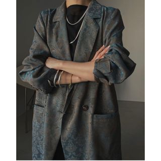 アメリヴィンテージ(Ameri VINTAGE)のMEDI ALICIA JACQUARD JACKET(テーラードジャケット)