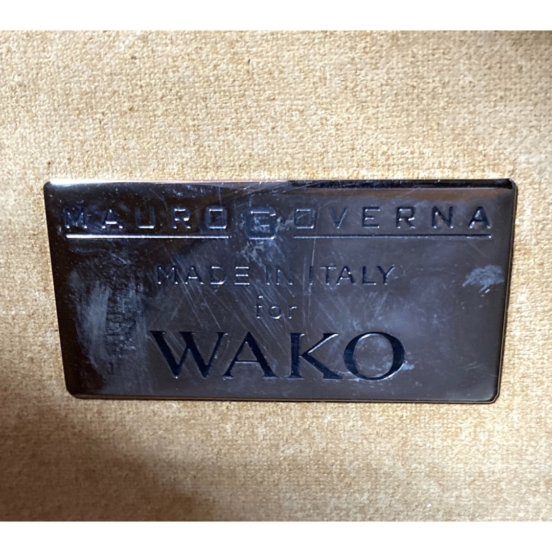 【極美品】WAKO×MAURO GOVERNA グレー 2WAY ハンドバッグ